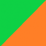 verde e arancio